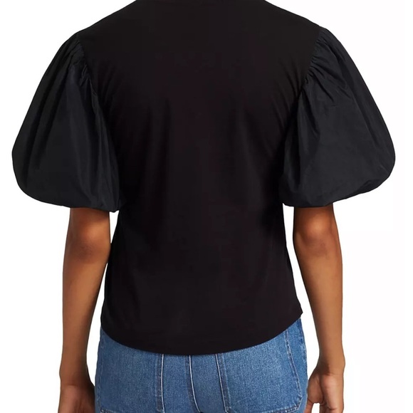 ALC Cassandra Taffeta Puff Sleeve T Shirt - Picture 2 of 5